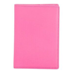 ROYCE LEATHER Leather Passport Case Pink | O/S